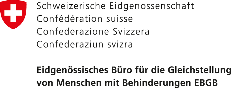 Logo Eidgenössisches Büro für die Gleichstellung von Menschen mit Behinderungen EBGB