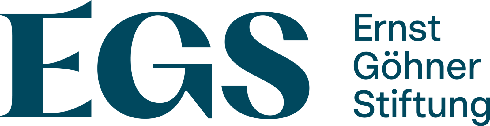 Logo Ernst Göhner Stiftung